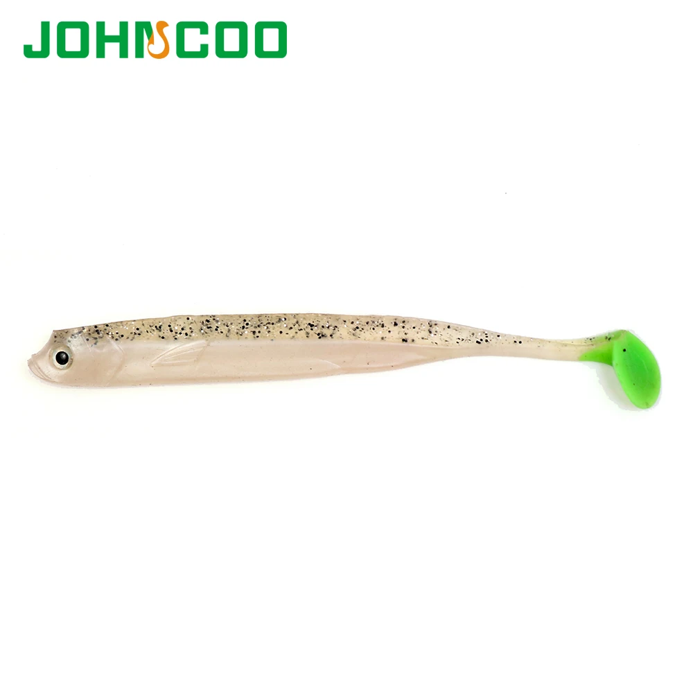 JOHNCOO 2 шт. 14 5 см 15 г мягкие плавающие джиг головка блесна Т образный хвост приманка