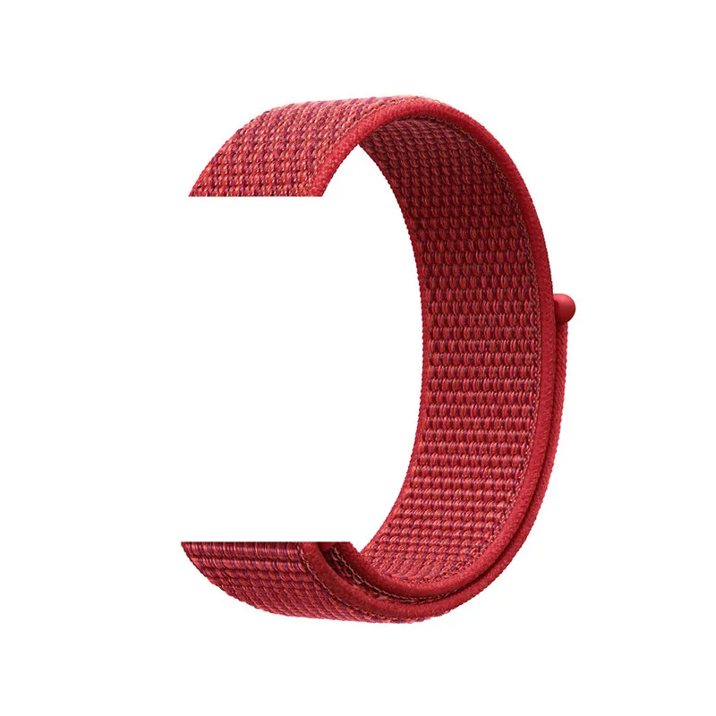 Открытый Новый Цвет Красный Небесный Бирюзовый Спортивная петля для Apple Watch 4 3 40