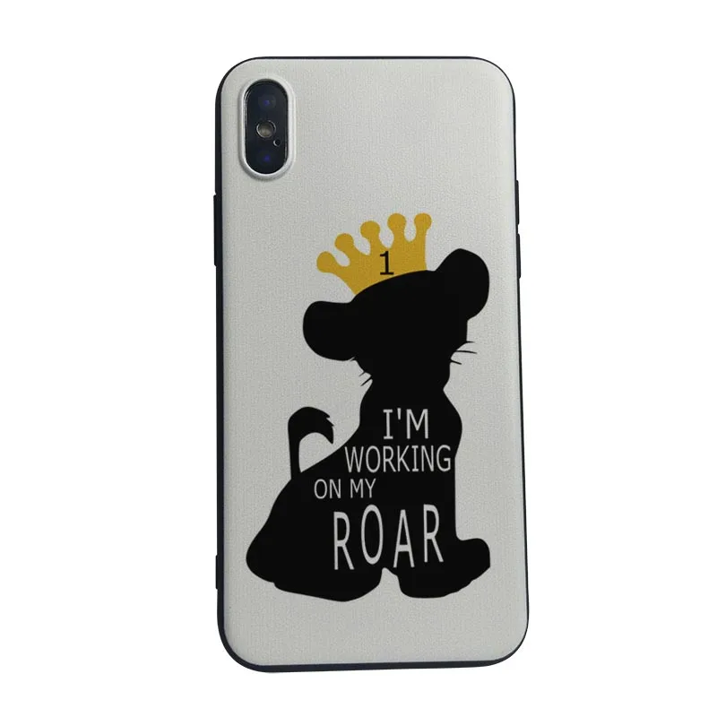 MaiYaCa Король Лев чехол для iphone X XR XS Max 8 8plus 7 7plus Аксессуары для сотовых телефонов для iphone 6s 6s Plus 6 6plus 5S