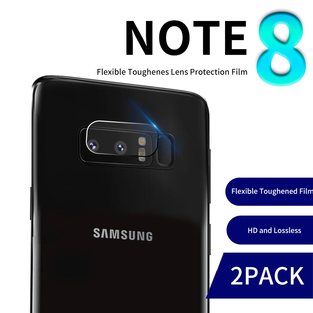 Закаленное стекло для объектива задней камеры 2 шт. Samsung Galaxy S8 Plus Note 8 S9 + iPhone7 X