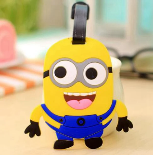 8 Аксессуары для путешествий Звездные войны багажные бирки животные мультфильм силикагель чемодан ID Addres держатель багаж интернат портативный ярлык - Цвет: 8