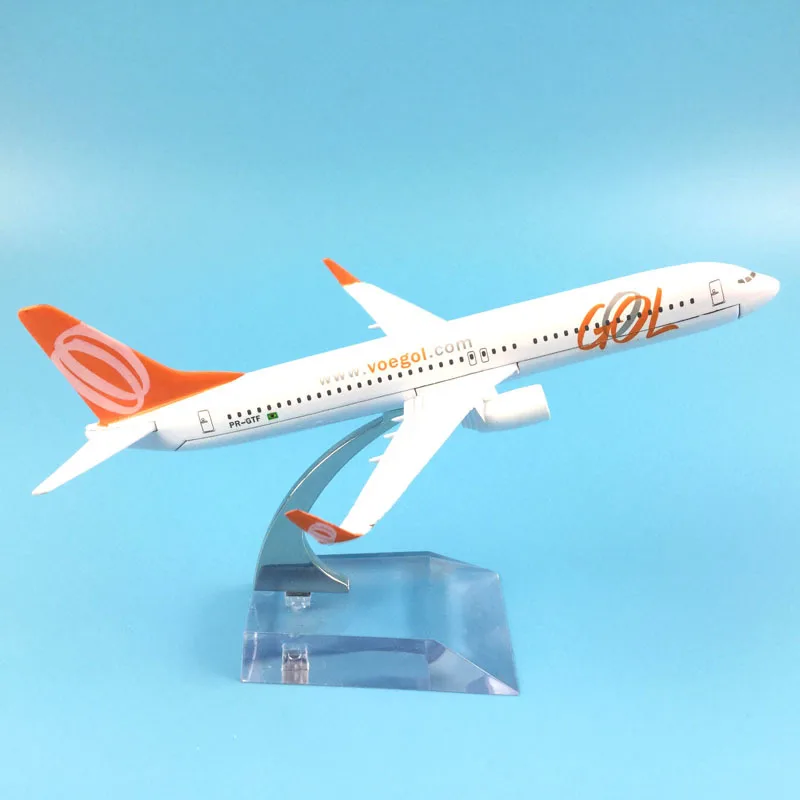 JASON TUTU16cm модель самолета Модель самолета Бразилия Air GOL Boeing 737 модель самолета литой металл 1:400 модель самолета игрушка