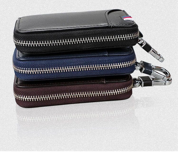 DANJUE cowskin из натуральной коровьей кожи ключ карты сумка держатель брендовая ключница, чехол, кошелечного типа чехол для мужчин и женщин высокого качества маленький кошелек-брелок для ключей