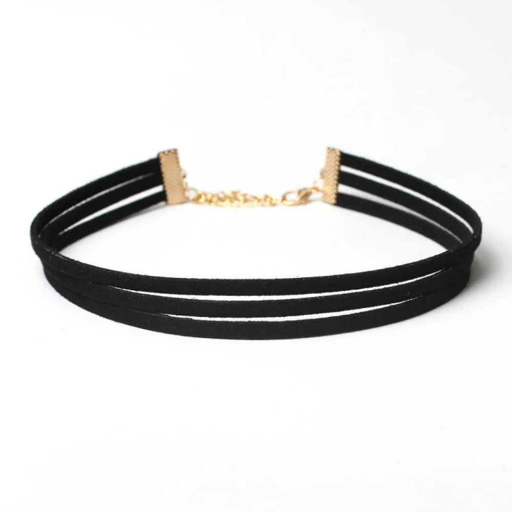 10 шт./компл. готический панк Стильный Бархатный кружевной чокер с татуировкой