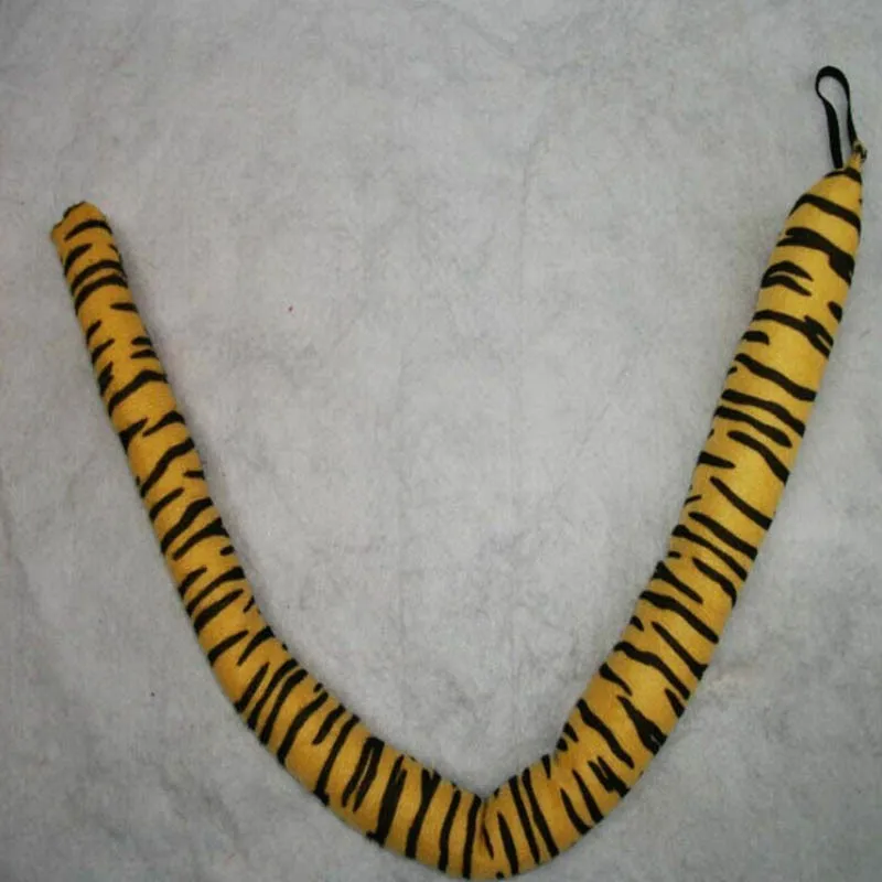 New 50cm ANIMAL TAIL Costume Cosplay Black Tiger Print Demon Tail Party wedding birthday Halloween Christmas Xmas | Дом и сад