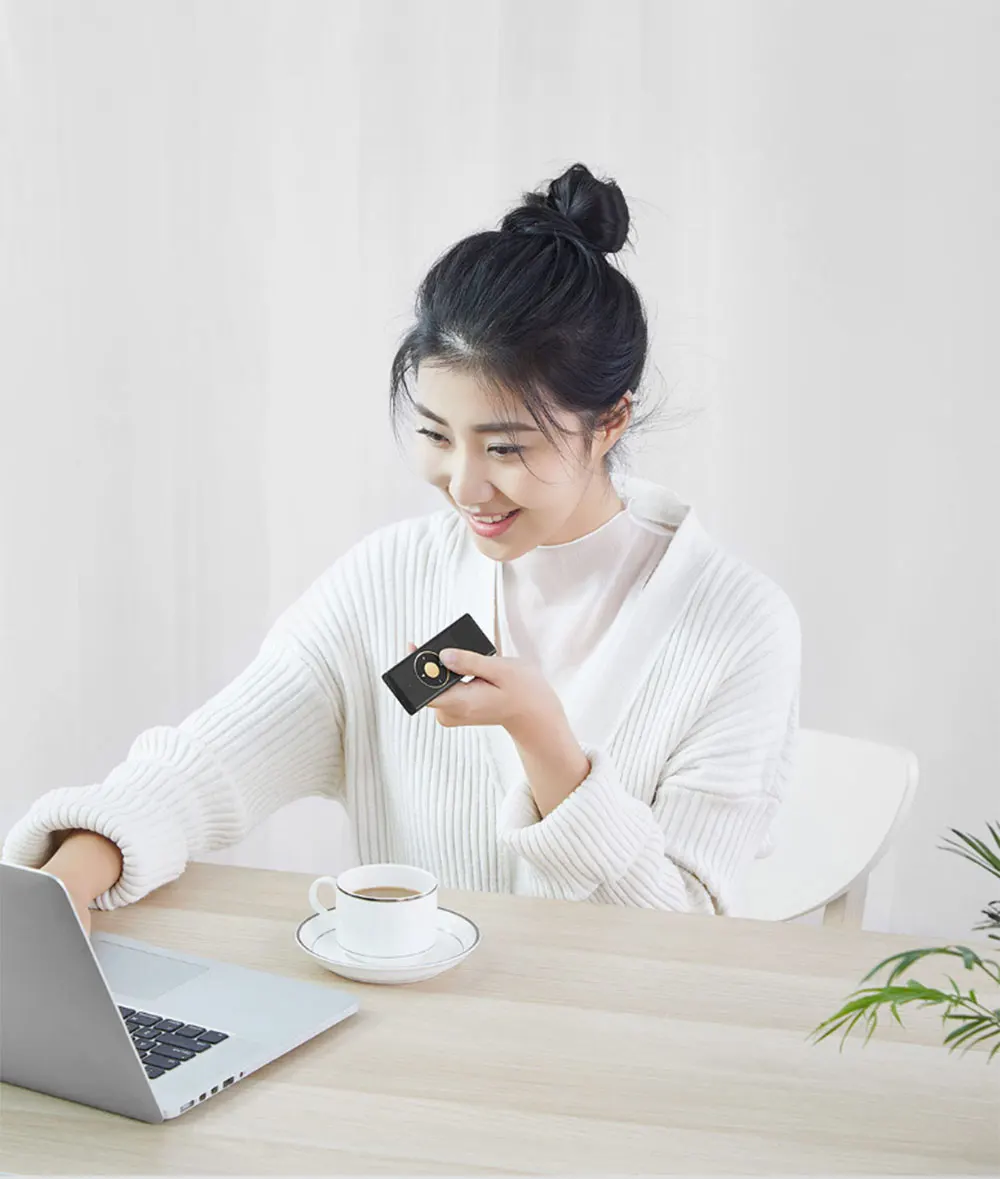 Xiaomi Mijia Konjac AI Pro голосовой переводчик 15 языков встроенный аккумулятор 900 мАч 7 дней в режиме ожидания 8 ч непрерывный перевод