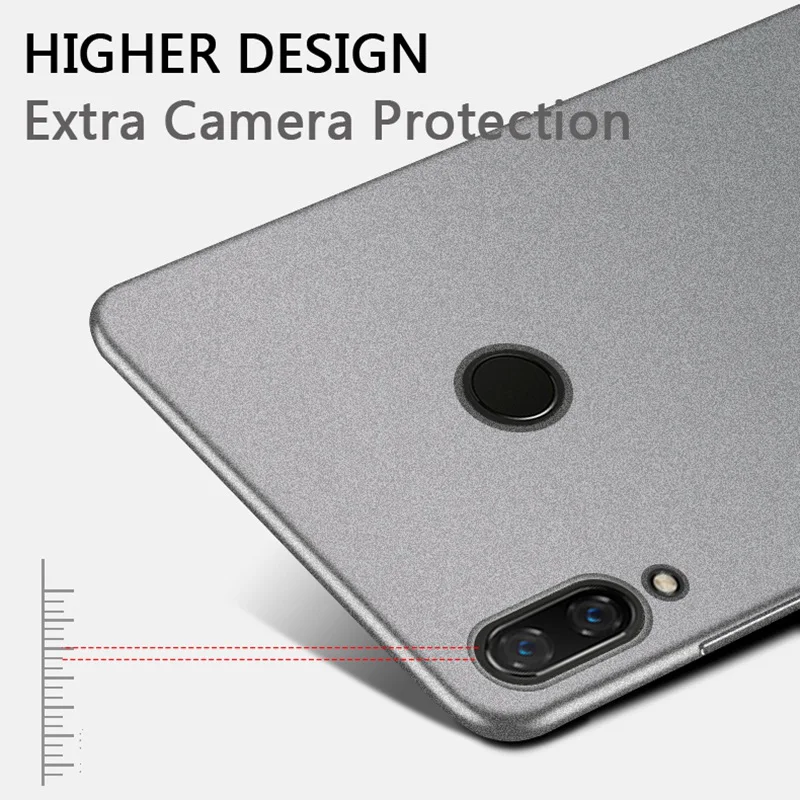 UPaitou обновленный матовый чехол из ТПУ для Xiaomi Redmi Y3 Y2 Y1 Lite против отпечатков