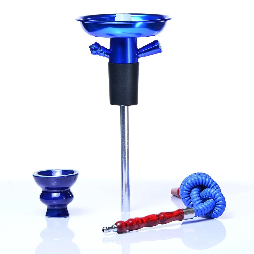 New Hookah Shisha Narguile Top Hookah Stem for Bottle Hookitup Aluminium+Silicone Connector Easy Fit Hookah Accessory - Цвет: 2