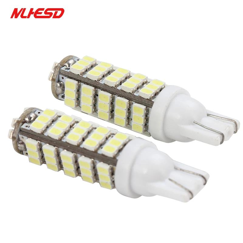 

10pcs Bright T10 68LED 1206 3020 68 SMD LED Car Auto T10 68smd W5W 194 927 161 Side Wedge Light Lamp Bulb For Clearance Blub