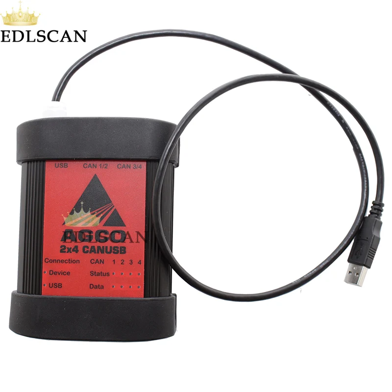 EDLSCAN сельскохозяйственная техника диагностический инструмент для AGCO диагностический комплект CANUSB с ноутбуком CF19