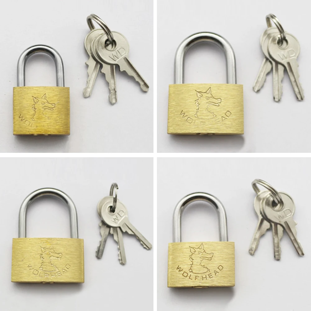 Медные замки Mini Pad для домашнего офиса ящик шкафа чемодан + 3 ключа|Замки| |