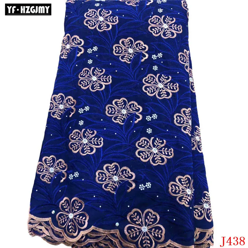YF HZGJMY High Quality purple African Swiss Voile Lace Fabric Nigeria Polish Cotton For Men women A438 | Дом и сад