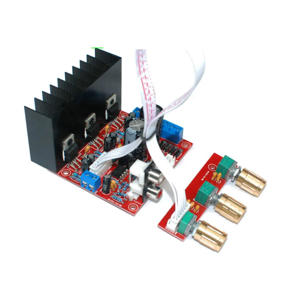 LEORY DIY 3 ChannelsTDA2030A DC 12 В цифровой усилитель сабвуфера доска комплект компьютер