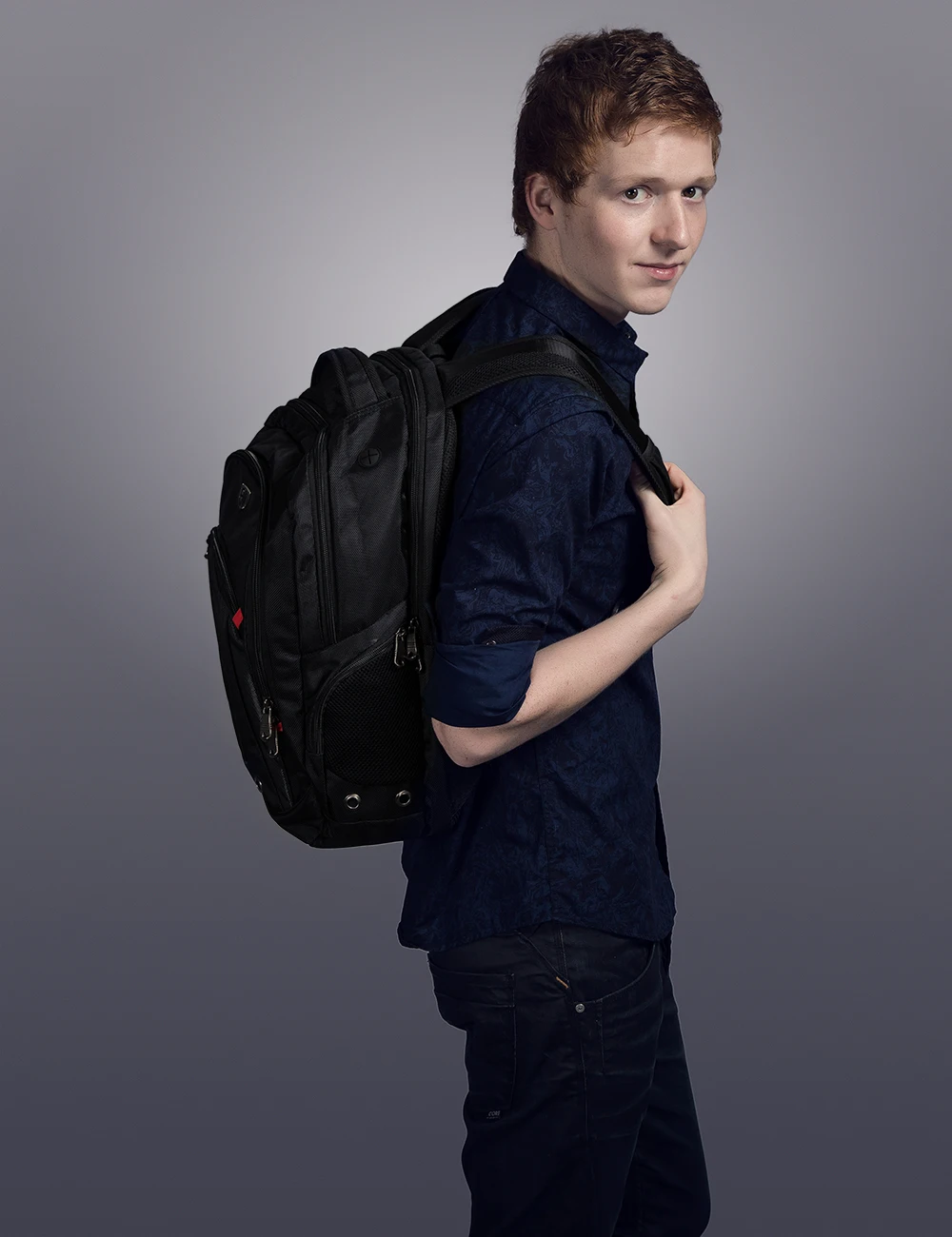 BAGSMART бренд 15 6 ''сумка для ноутбука мужчин компьютер рюкзак большой ёмкость