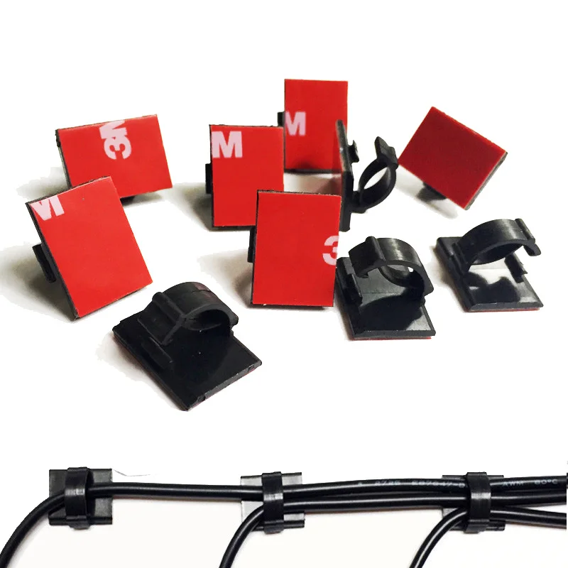 Бесплатная доставка 20 шт./лот 3 м клей PE пена автомобильный кабель зажим камеры USB