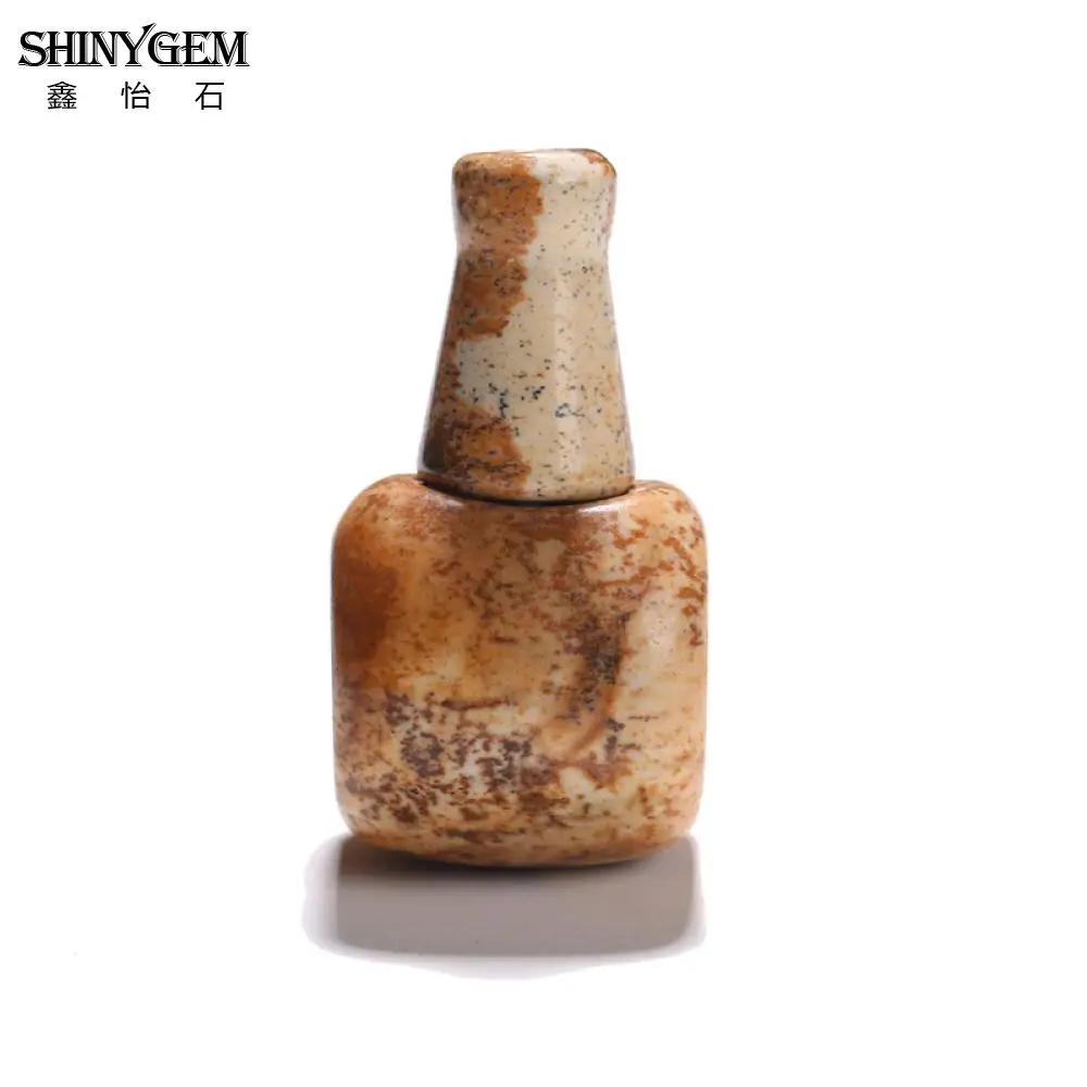 ShinyGem 14/16/18/20 мм бусины гуру с изображением камня 3 отверстия разделители Будды