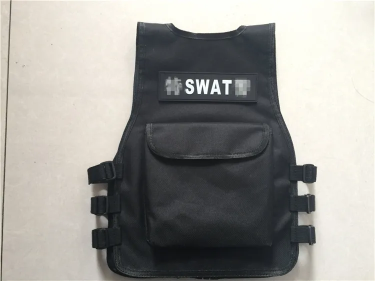 Черный жилет Ripstop для косплея детский тактический игр и тренировок скаутинга |