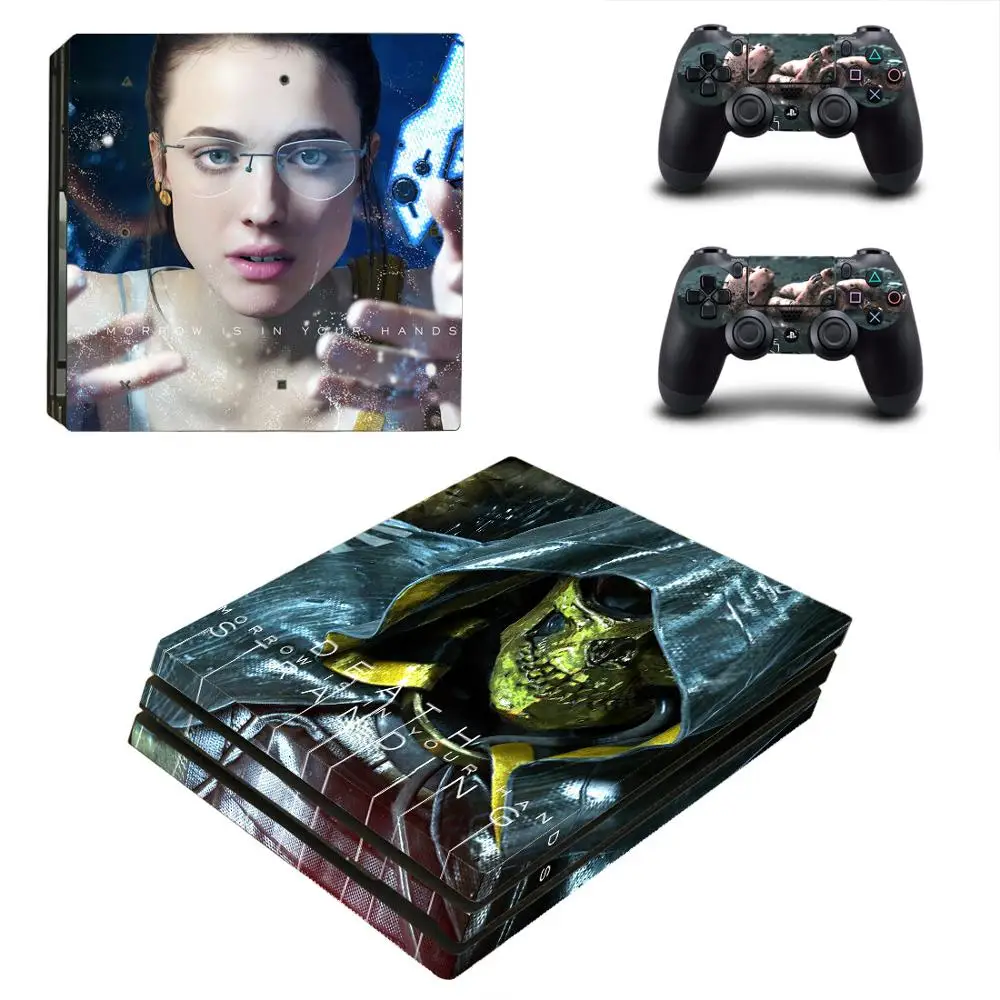 Наклейка на кожу для консоли Sony PlayStation 4 и контроллеров PS4 Pro | Электроника