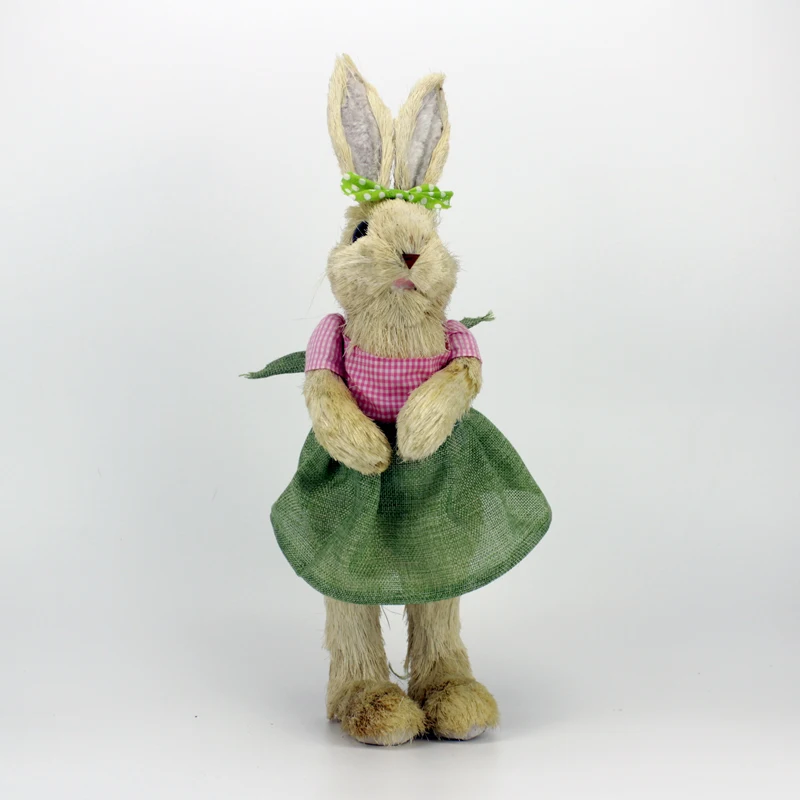 Home Decoration Accessories Handicrafts Bunny Rabbit Garden Figurines Wedding Christmas Ornaments FengShui Decor | Дом и сад