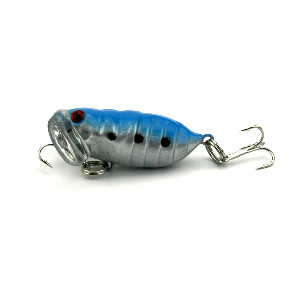 Цикада жёсткая для рыбалки приманки насекомое снасти Crankbait 4 см G 8 # крючки 50 шт