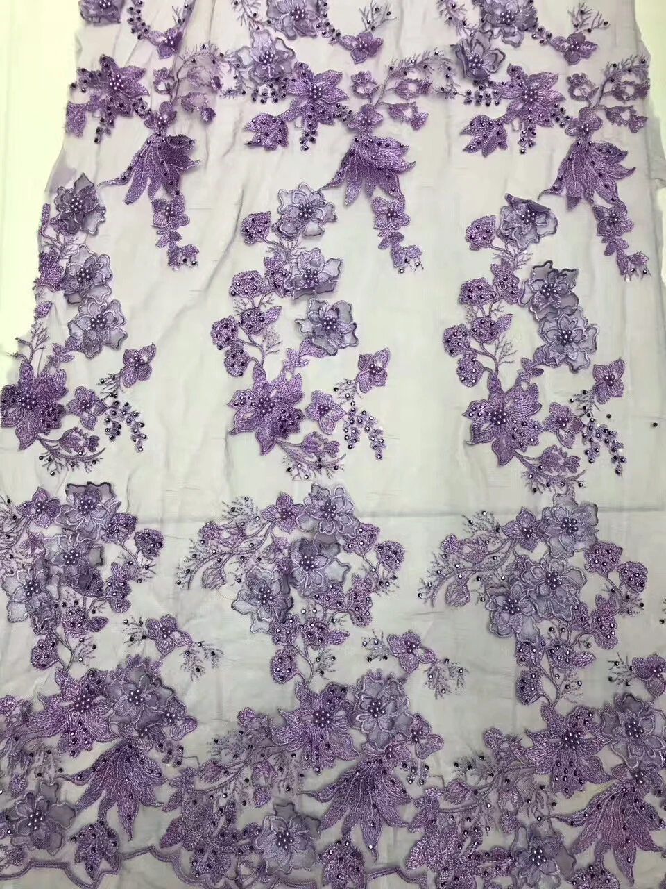 Кружевное Африканское кружево с бисером ткань высокого качества африканская 3D