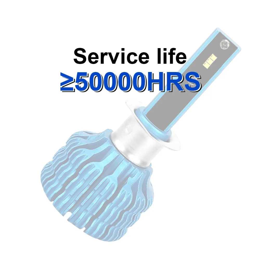 Зеленый L светодиодный H4 головной светильник лампы 9003 Hb2 Hi/Lo луч 8000LM 90 Вт 6000 К H1 H3 H7