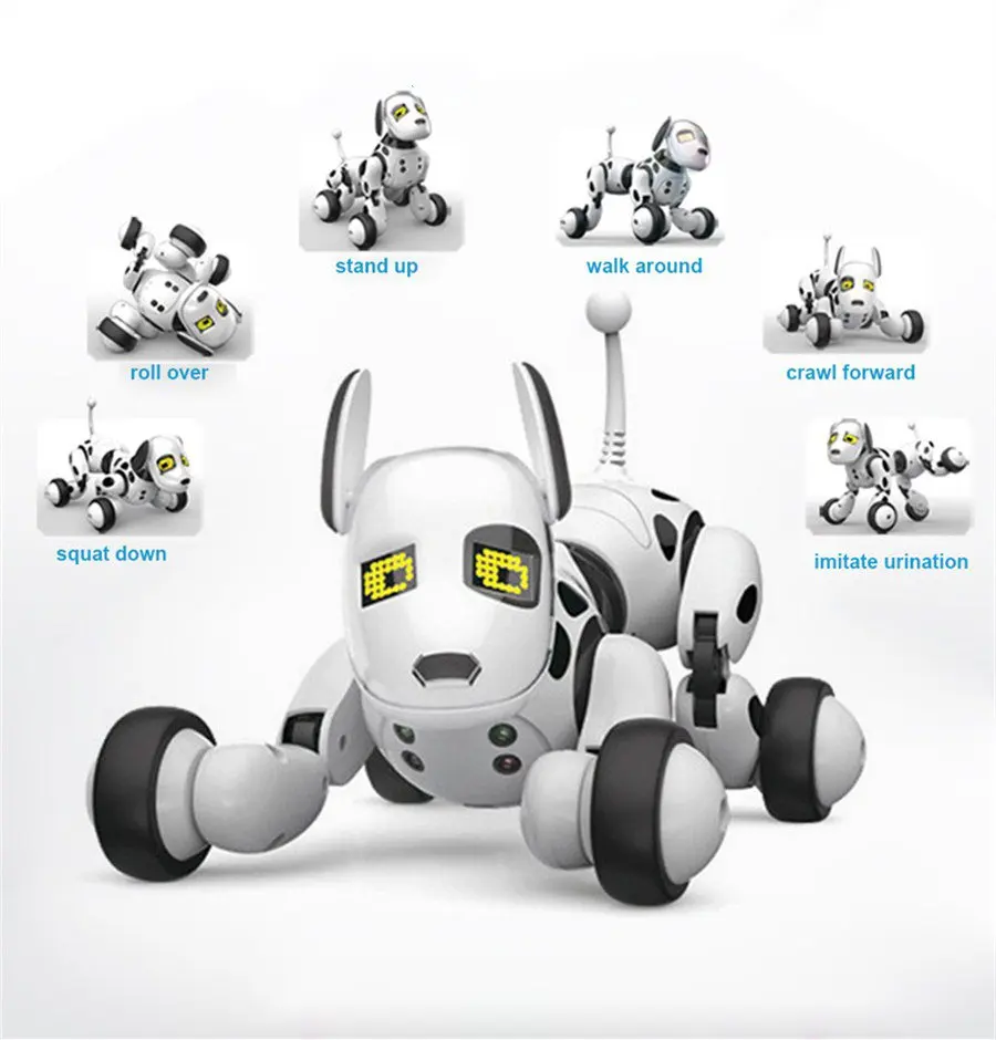 Intelligent RC Robot Dog 2.4G Wireless Remote Control Smart Electronic Pets Kids Toy Christmas Gift |