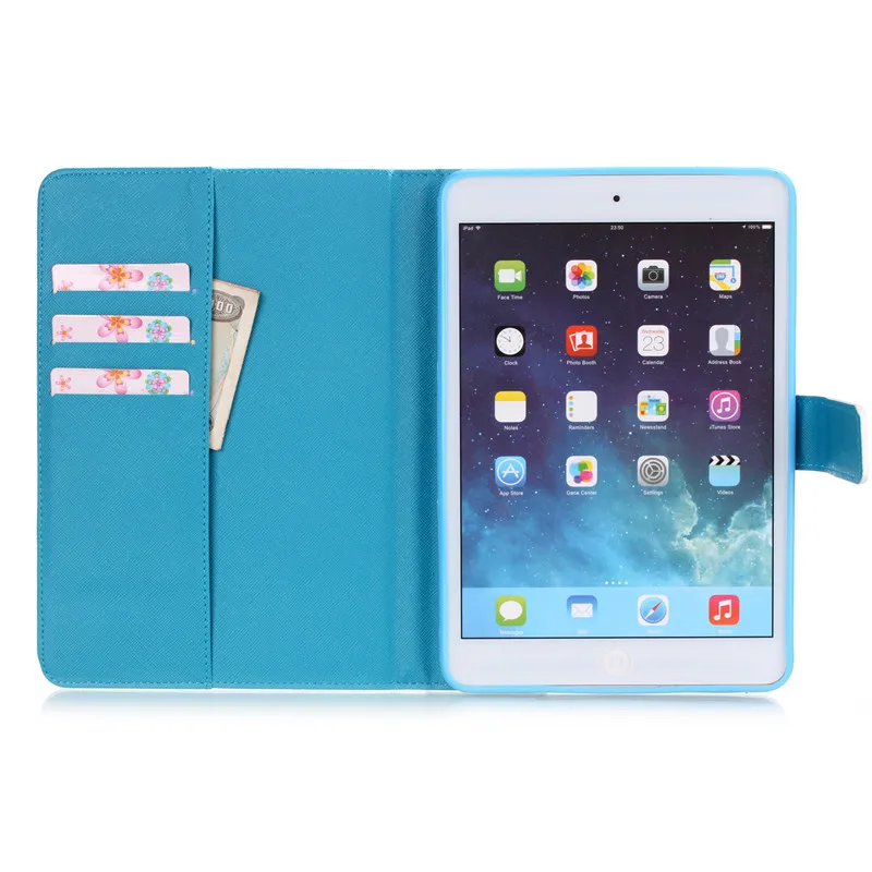 Умный чехол для Mini iPad Apple 1 2 3 силиконовый подставка из искусственной кожи девочек
