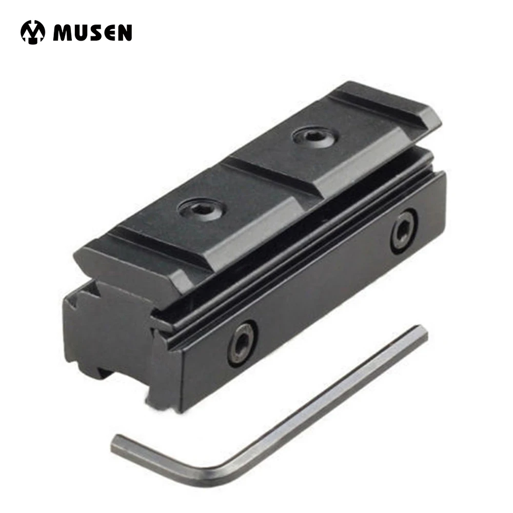 Picatinny Rail Conversion Adapter Converter Riser Base 11mm Dovetail to 20mm Scope Accxessories | Спорт и развлечения