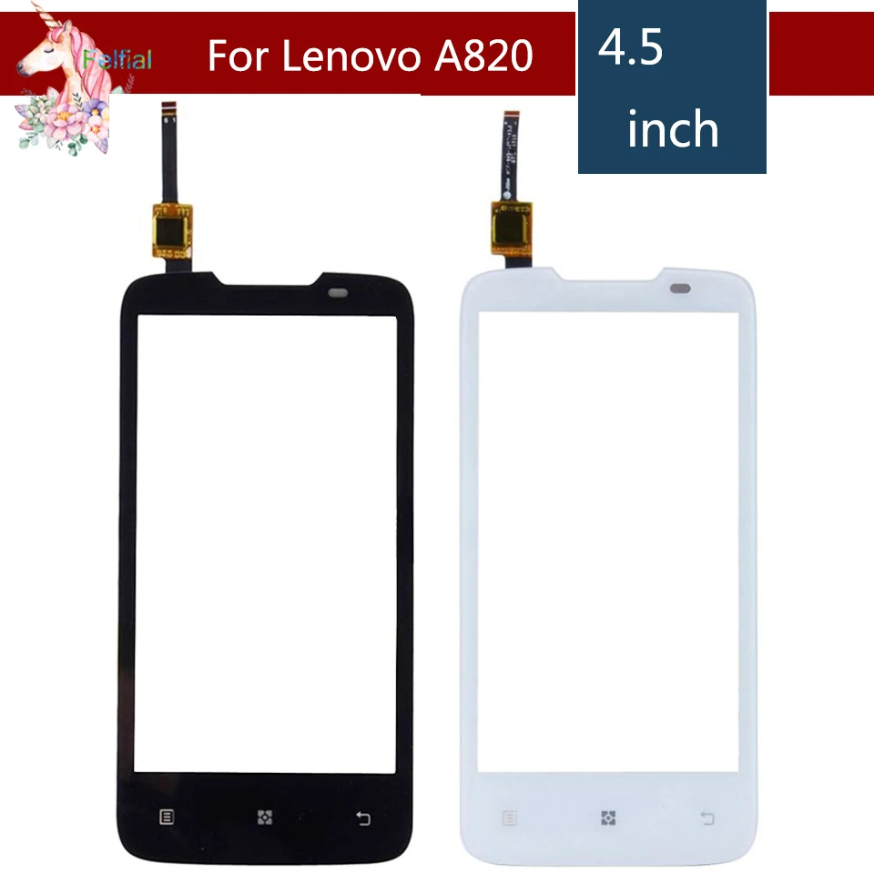 4 5 &quotдля lenovo A820 820 ЖК дисплей Сенсорный экран планшета Сенсор внешний Стекло