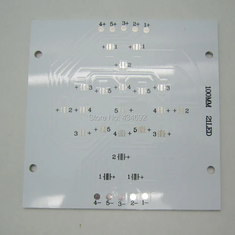 3535 мм x Светодиодная алюминиевая печатная плата 21 светодиод пятно Pad для DIY