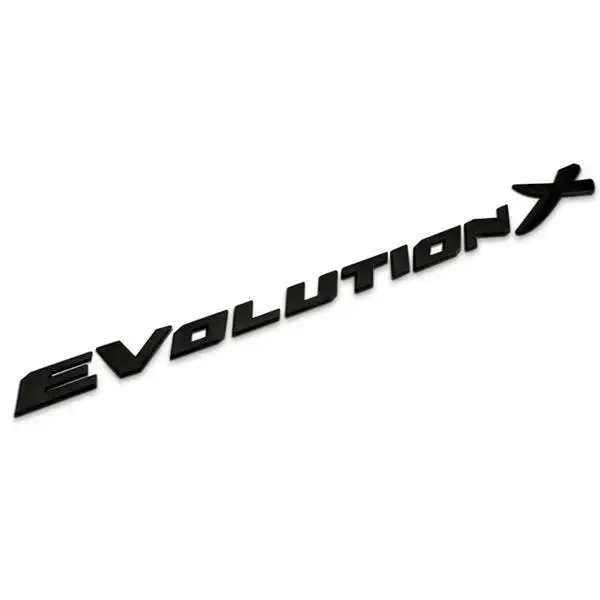 Бесплатная доставка 3D Черный Evolution X эмблема задняя наклейка Наклейка для MITSUBISHI