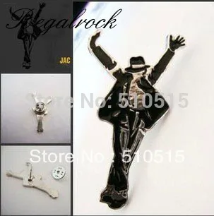 Модная брошь Regalrock Майкл Джексон с булавками MJ в стиле хип хоп Танцующая