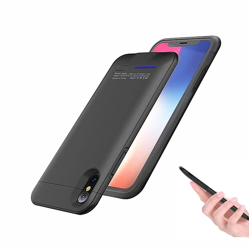 Защита зарядного устройства для мобильного телефона чехол apple coque iphone 7 8 X Plus 3000/4200