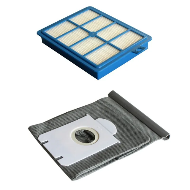 Фильтр H12 hepa и мешки для пылесоса Philips FC8220, FC8390, FC8412, FC8613, FC9050, FC9120, FC9130, FC9083, 1 шт.