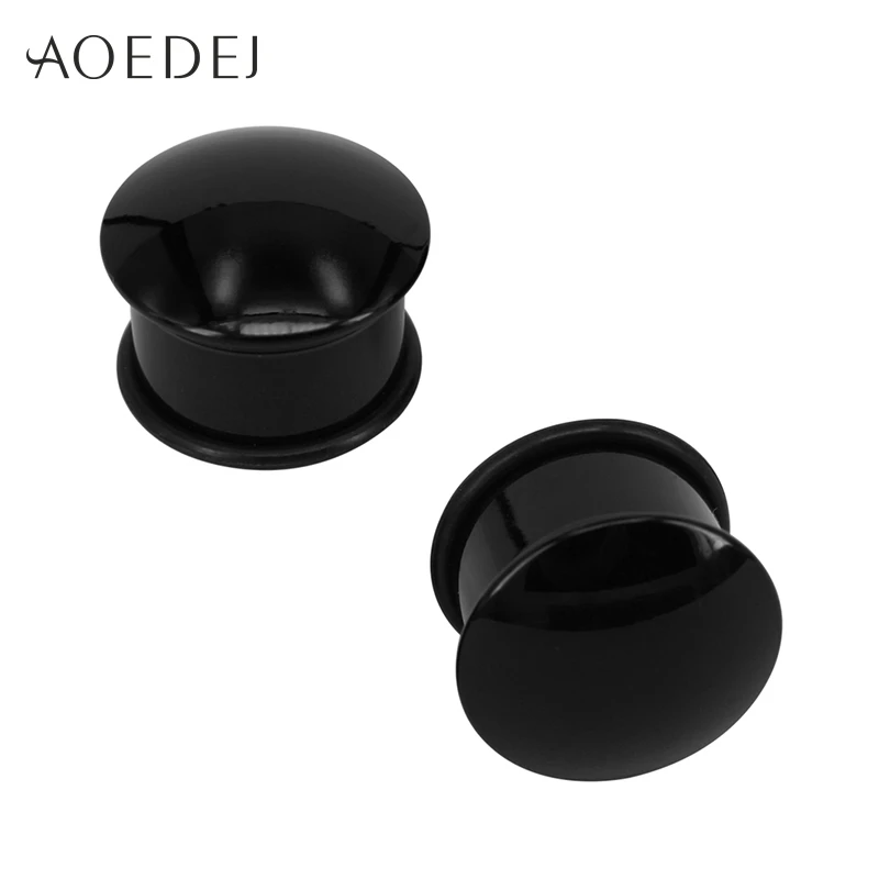 

AOEDEJ 5-20mm Black Acrylic Ear Plug Piercing Men Women 3 Colors Ear Stretchers Plugs And Tunnels Body Piercing Tunnels Jewelry