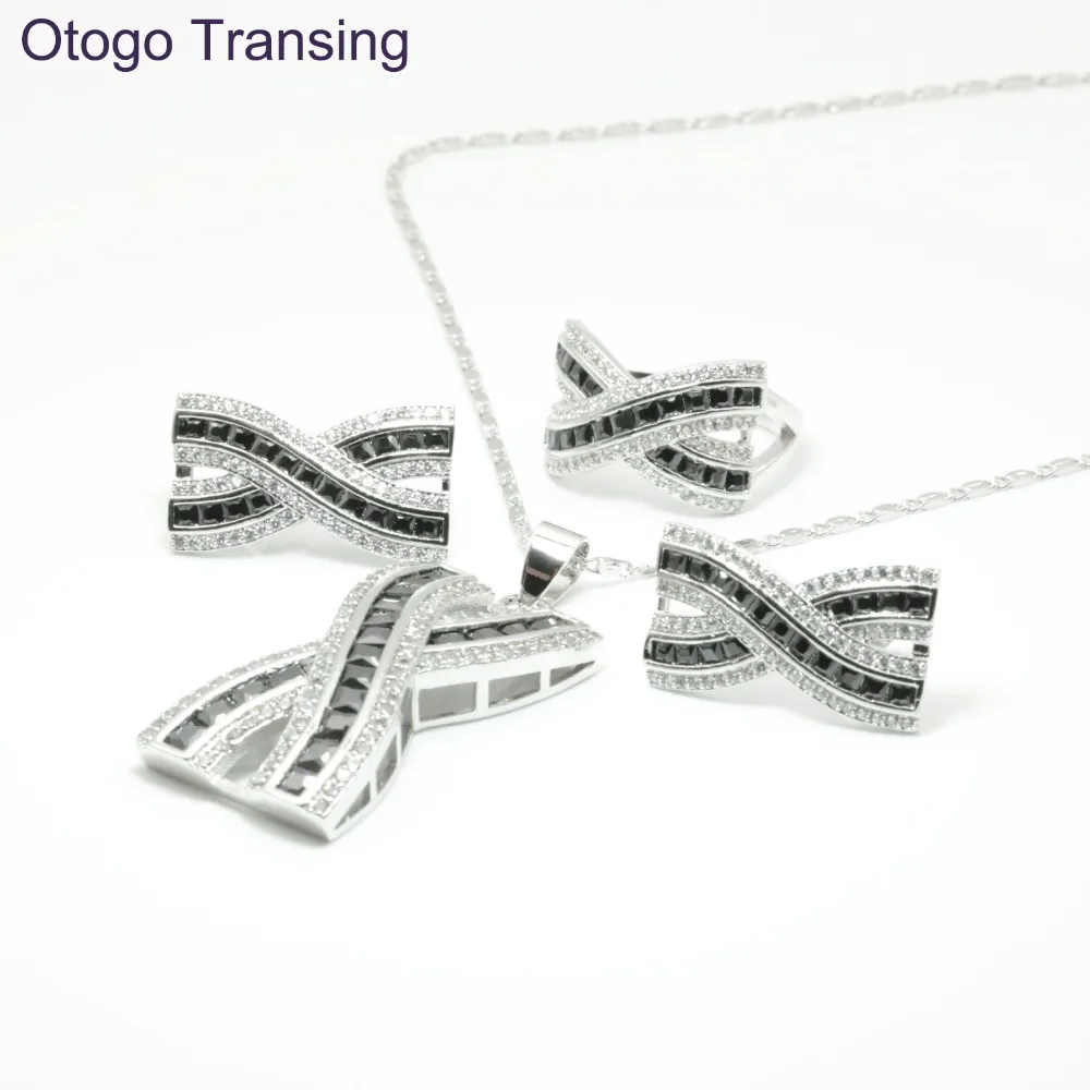 Beagloer Новое поступление Glamorous Радуга Мистик Кубического Циркония Серебряные Цвет