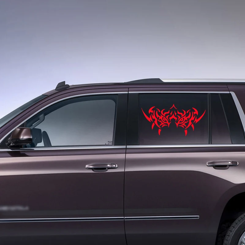 Автомобильная наклейка глаза тигра виниловая на зеркало для украшения окон и