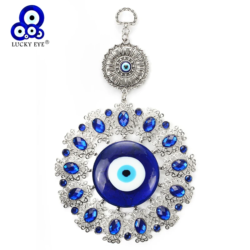 Брелок для автомобильных ключей Lucky Eye настенный стеклянный брелок в этническом