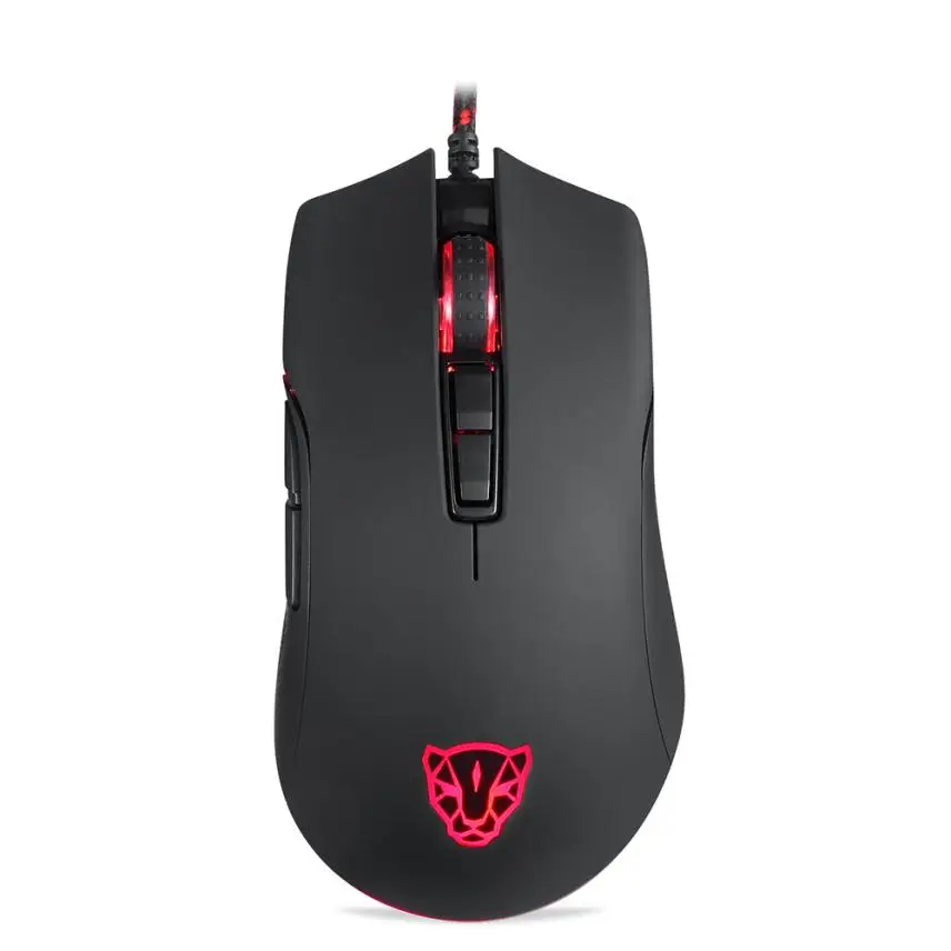 Мышь MOTOSPEED V60 12000DPI профессиональная дышащая Оптическая Проводная игровая мышь RBG