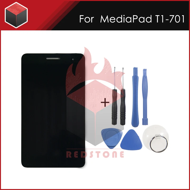 LCD display Glass Panel Touch Digitizer Screen Assembly Replacement Parts For Huawei MediaPad T1-823L T1-821W T1-821L T1-821 | Компьютеры