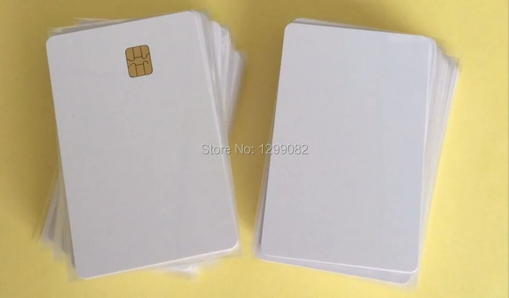

Free shipping 100pcs contact Siemens 4442 IC card/ hotel door card /4442 contact ic card (85X54mm)