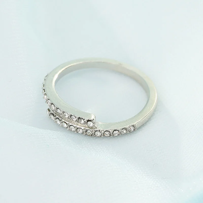 SEIALOY Dropshipping Fashion Meteor Flash Zircon Brands Rings For Women girl Friendship Memorial Jewelry Ring Gift | Украшения и