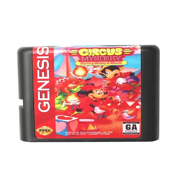 Sega MD карточная игра отличная цирк тайна NTSC USA 16 бит для игровой картридж Megadrive