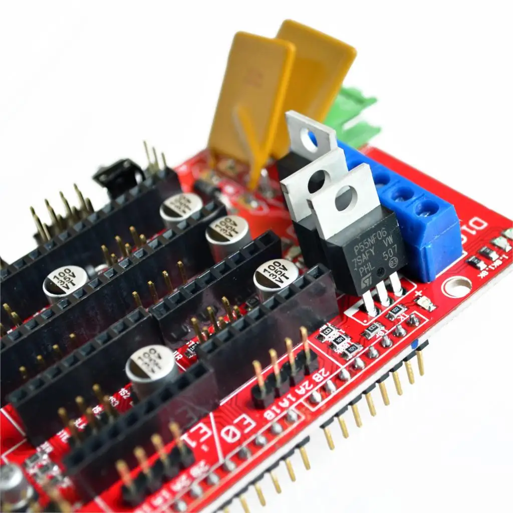 Контроллер 3D-принтера RAMPS 1 4 для плат Reprap Mendel Prusa i3 Arduino C2L7 | Компьютеры и офис