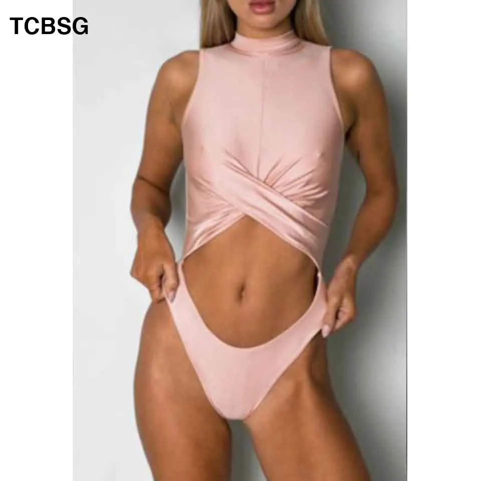 TCBSG новинка 2019 сексуальные Слитные купальники с высокой талией женские для