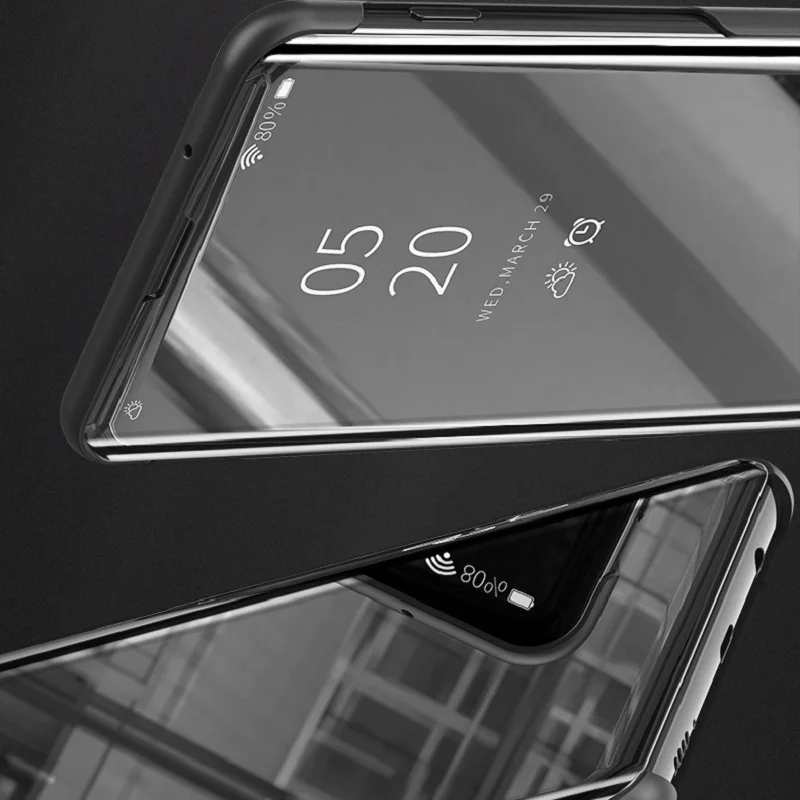 Зеркальный флип умный чехол для OPPO F11 Pro Прозрачный A3 3S 5 5S 7X5X5 S 71 83 роскошный полный