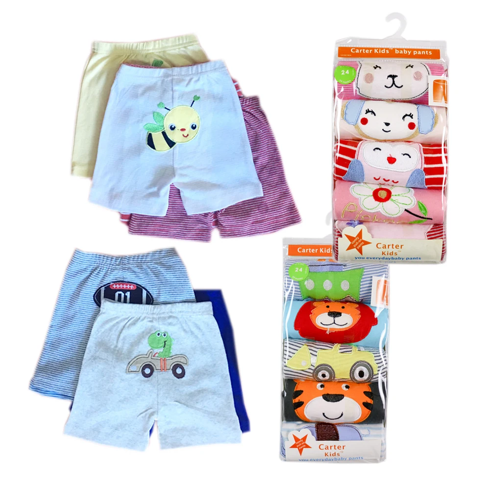 

Factory Wholesale 5 pcs/lot Baby Shorts Spring & Summer Baby Girl Boy Clothing 100% Cotton Clothes Shorts Random Delivery