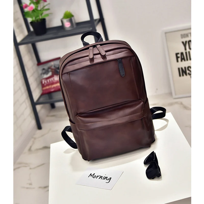 15 inch Waterproof PU Laptop Backpacks Anti-theft Notebook Case For Macbook Air Pro 11 12 13 Men Women Travel Backpack | Компьютеры и