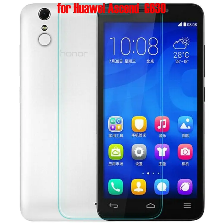 Взрывозащищенное Закаленное стекло для защиты экрана Huawei Ascend G630 стеклянная
